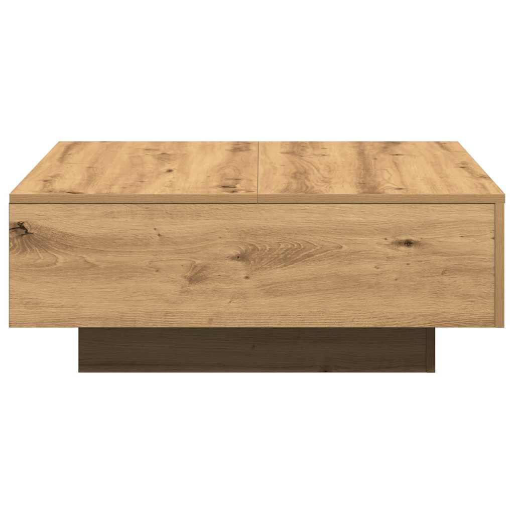 Salontafel Artisan Eiken 80 x 80 x 31 cm is nu te koop bij PeponiXL, paradijselijk wonen!
