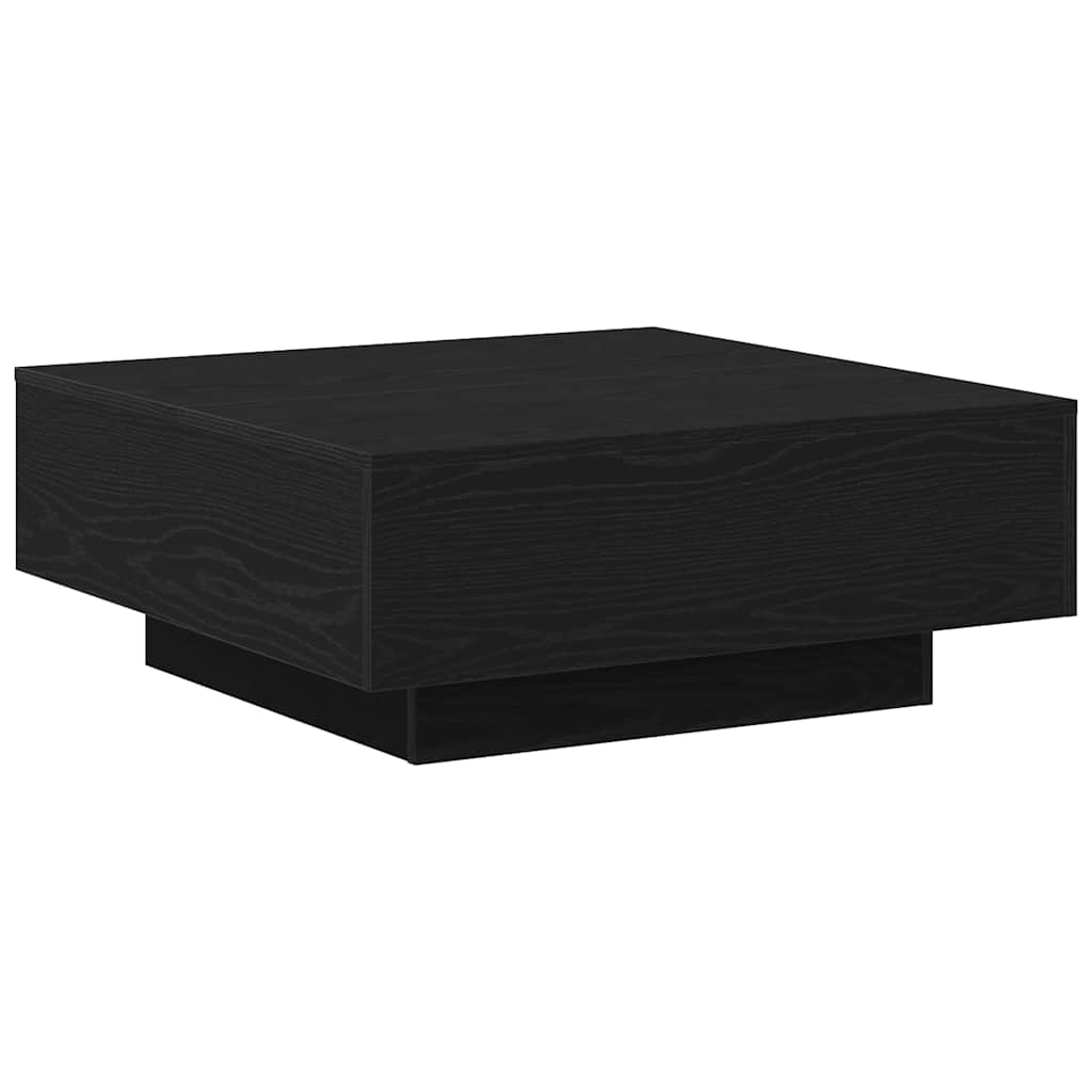 Salontafel Zwart Eiken 80 x 80 x 31 cm is nu te koop bij PeponiXL, paradijselijk wonen!