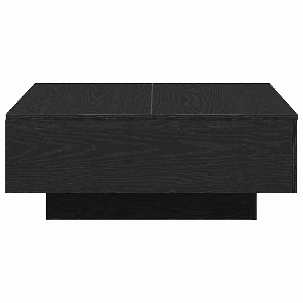 Salontafel Zwart Eiken 80 x 80 x 31 cm is nu te koop bij PeponiXL, paradijselijk wonen!