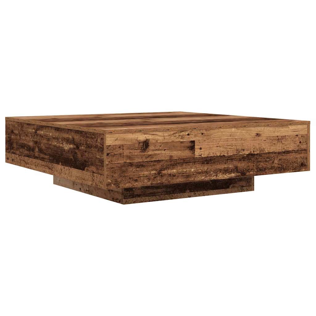 Salontafel Oudhout 100 x 100 x 31 cm Bewerkt hout is nu te koop bij PeponiXL, paradijselijk wonen!