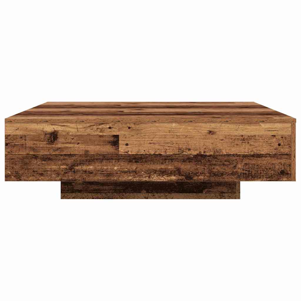 Salontafel Oudhout 100 x 100 x 31 cm Bewerkt hout is nu te koop bij PeponiXL, paradijselijk wonen!