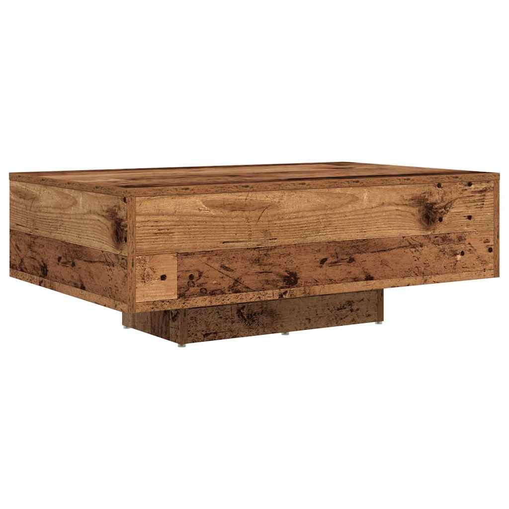 Salontafel Oudhout 85 x 55 x 31 cm Bewerkt hout is nu te koop bij PeponiXL, paradijselijk wonen!