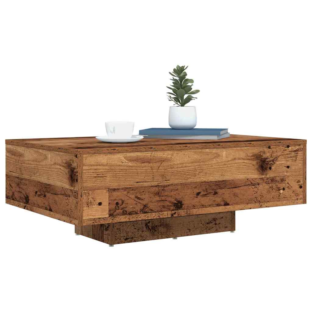 Salontafel Oudhout 85 x 55 x 31 cm Bewerkt hout is nu te koop bij PeponiXL, paradijselijk wonen!