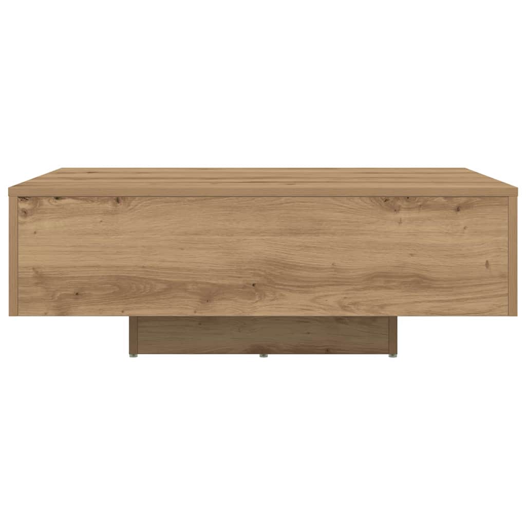 Salontafel Artisan Eiken 85 x 55 x 31 cm Bewerkt hout is nu te koop bij PeponiXL, paradijselijk wonen!