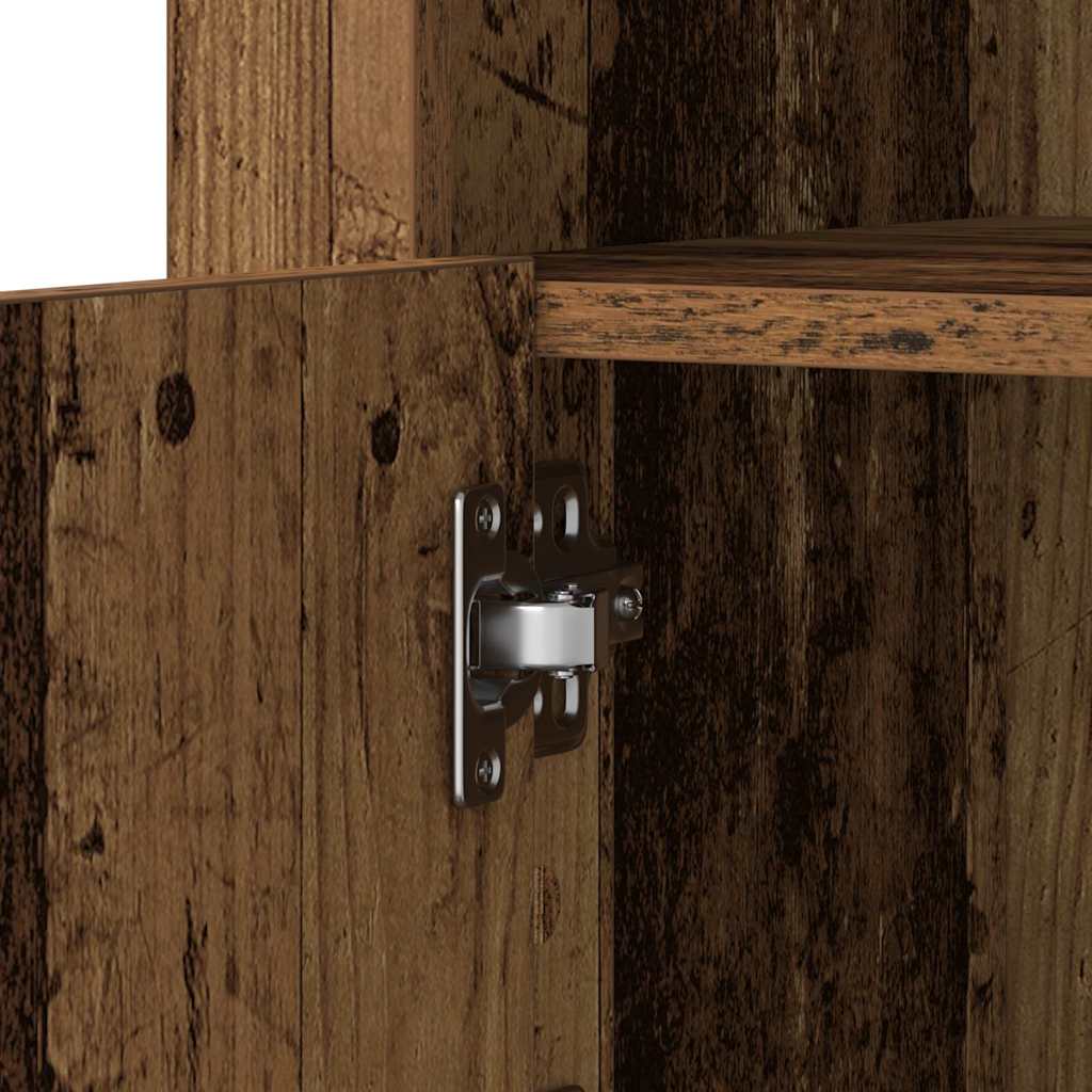 LED Sideboard 2 pcs Oudhout 41 x 37 x 67 cm Bewerkt hout is nu te koop bij PeponiXL, paradijselijk wonen!