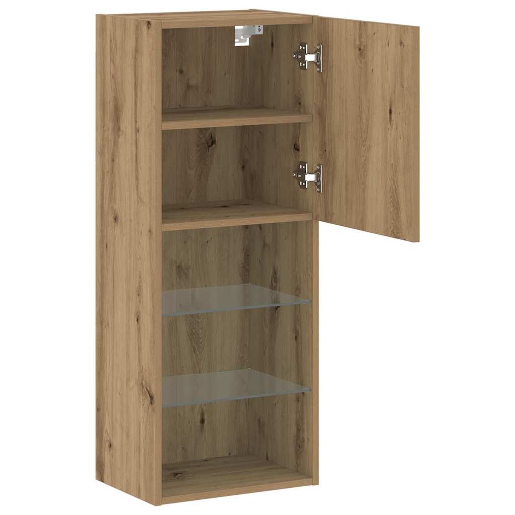 Tv-meubelset Artisan Eiken 40,5 x 30 x 102 cm Bewerkt hout is nu te koop bij PeponiXL, paradijselijk wonen!