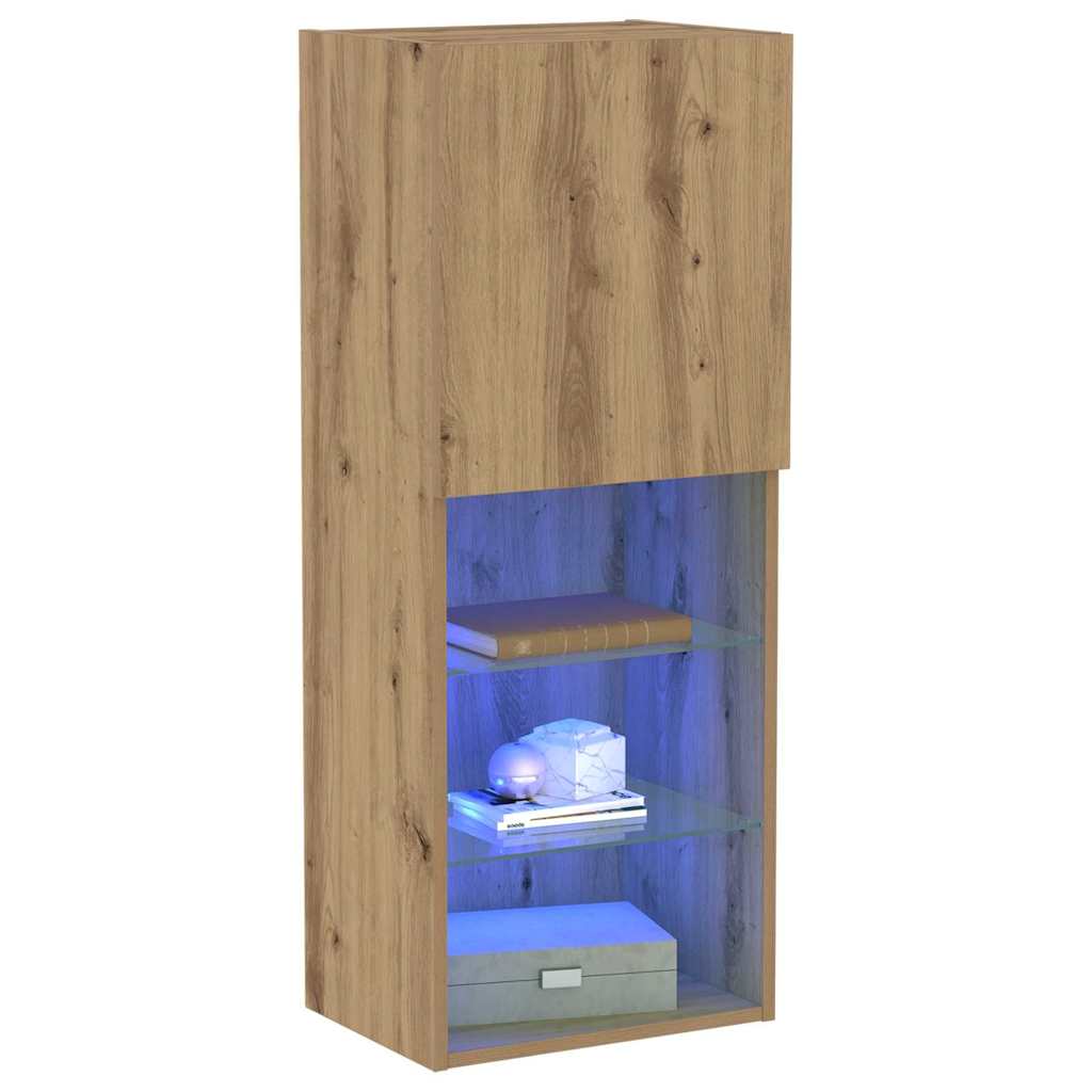 Tv-meubelset Artisan Eiken 40,5 x 30 x 102 cm Bewerkt hout is nu te koop bij PeponiXL, paradijselijk wonen!