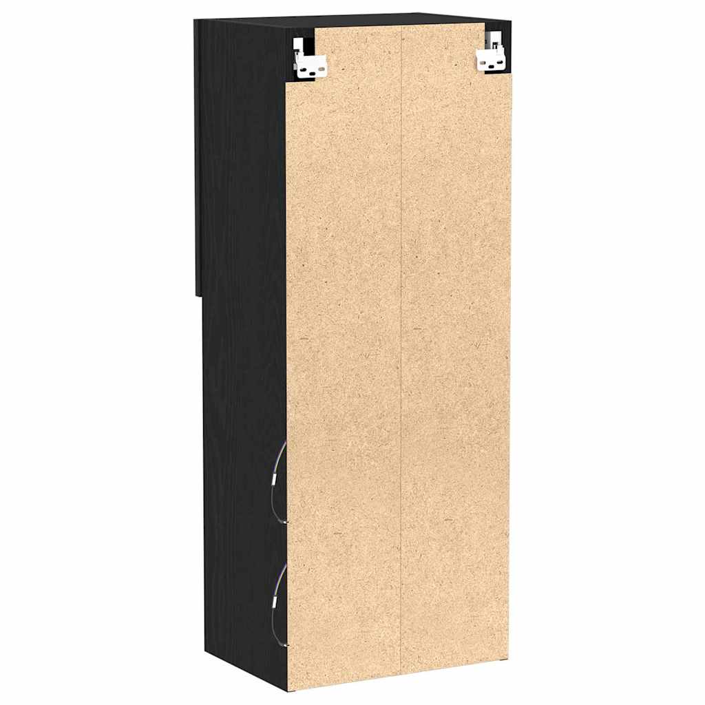 Tv-meubelset Zwart Eiken 40,5 x 30 x 102 cm Bewerkt hout is nu te koop bij PeponiXL, paradijselijk wonen!