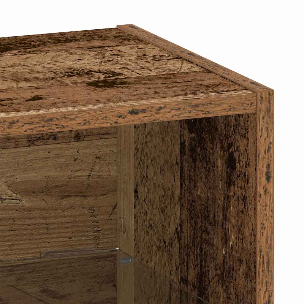 Wandplank met LED-verlichting met plank Bruin 40 x 28,5 x 40 cm is nu te koop bij PeponiXL, paradijselijk wonen!