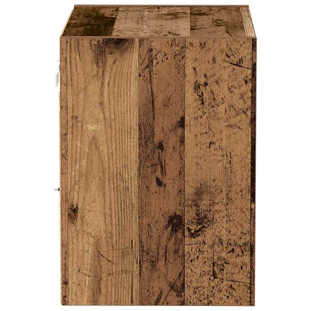 Wandplank met LED-verlichting met plank Bruin 40 x 28,5 x 40 cm is nu te koop bij PeponiXL, paradijselijk wonen!