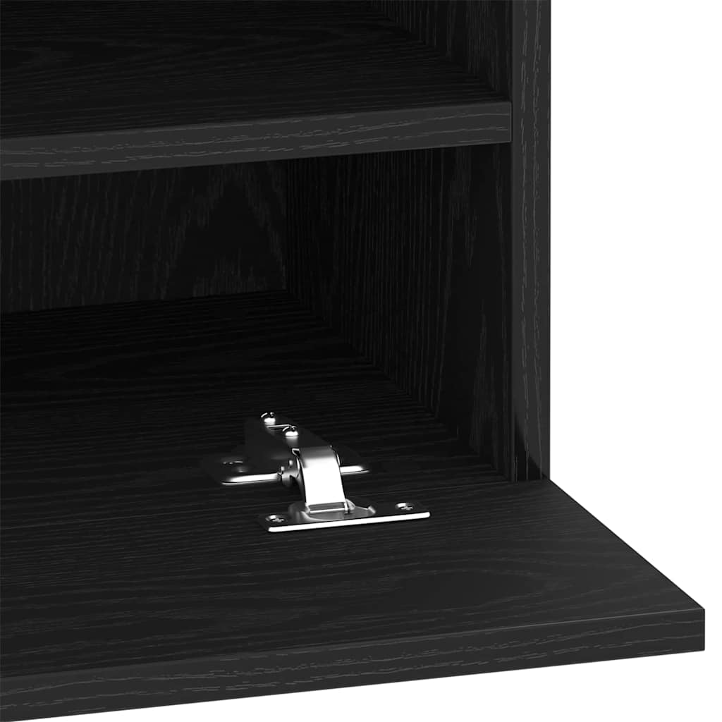Tv-meubelset Zwart 40 x 30 x 60,5 cm Bewerkt hout is nu te koop bij PeponiXL, paradijselijk wonen!