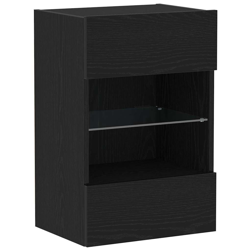 Tv-meubelset Zwart 40 x 30 x 60,5 cm Bewerkt hout is nu te koop bij PeponiXL, paradijselijk wonen!