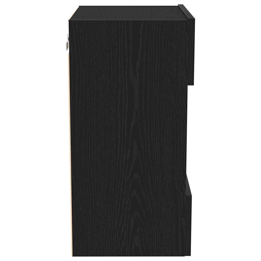 Tv-meubelset Zwart 40 x 30 x 60,5 cm Bewerkt hout is nu te koop bij PeponiXL, paradijselijk wonen!