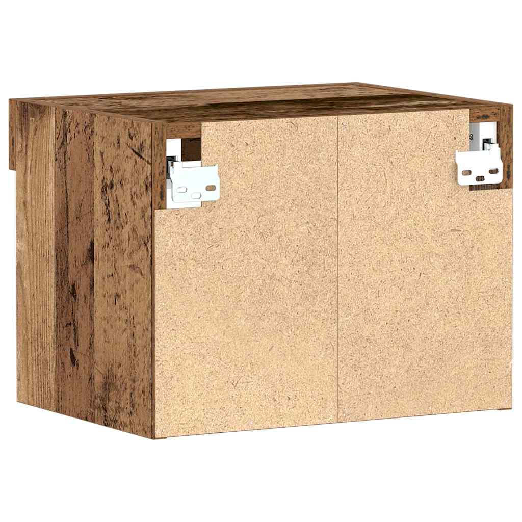 Tv-meubelset met LED 2 pcs Oudhout 40 x 30 x 30 cm Bewerkt hout is nu te koop bij PeponiXL, paradijselijk wonen!