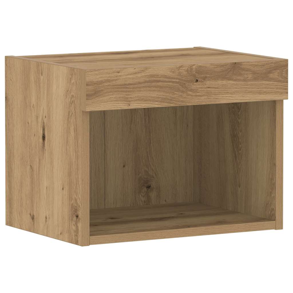 Tv-meubelset 2 pcs Artisan Eiken 40 x 30 x 30 cm Bewerkt hout is nu te koop bij PeponiXL, paradijselijk wonen!