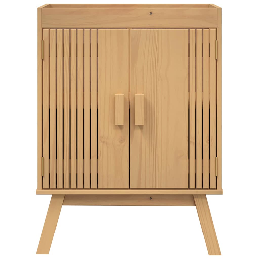 Basis Kast Olden Bruin 60 x 40 x 80 cm Massief grenenhout is nu te koop bij PeponiXL, paradijselijk wonen!