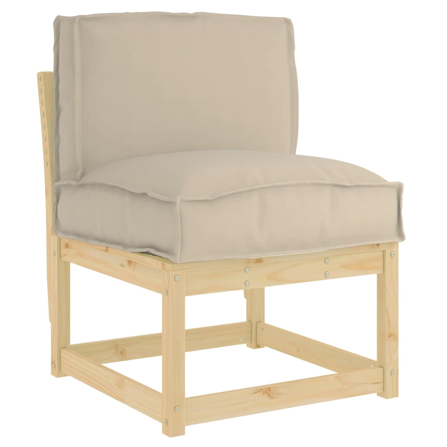 Kussen Taupe 50 x 40 x 12 cm Oxford Stof is nu te koop bij PeponiXL, paradijselijk wonen!