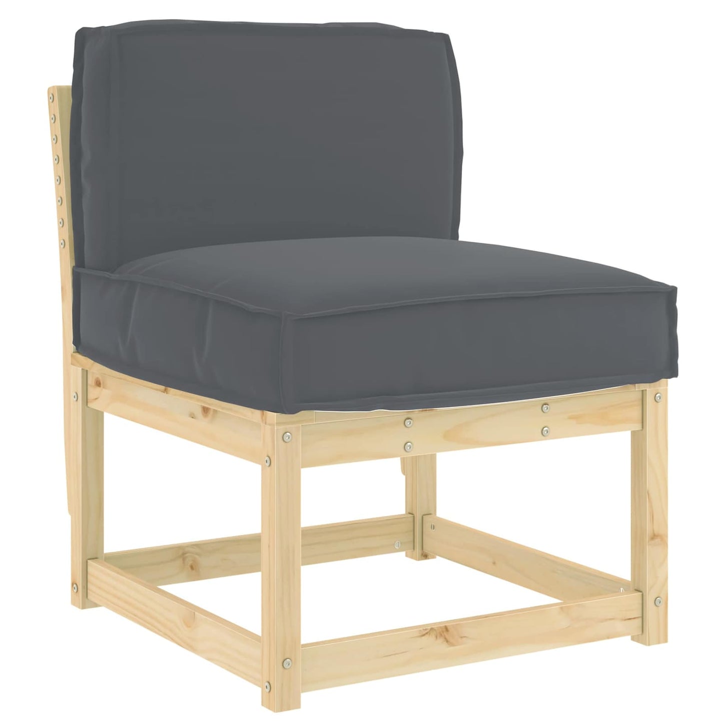 Kussen Antraciet 60 x 40 x 12 cm Oxford Stof is nu te koop bij PeponiXL, paradijselijk wonen!