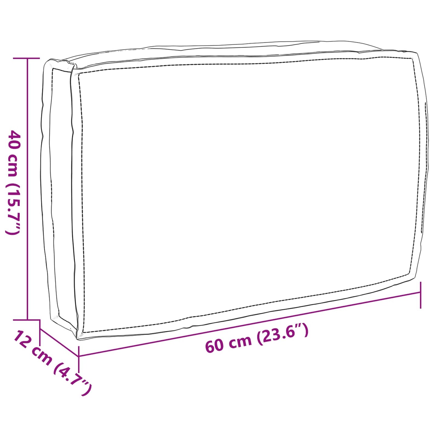 Kussen Blad Bladpatroon 60 x 40 x 12 cm Oxford Stof is nu te koop bij PeponiXL, paradijselijk wonen!
