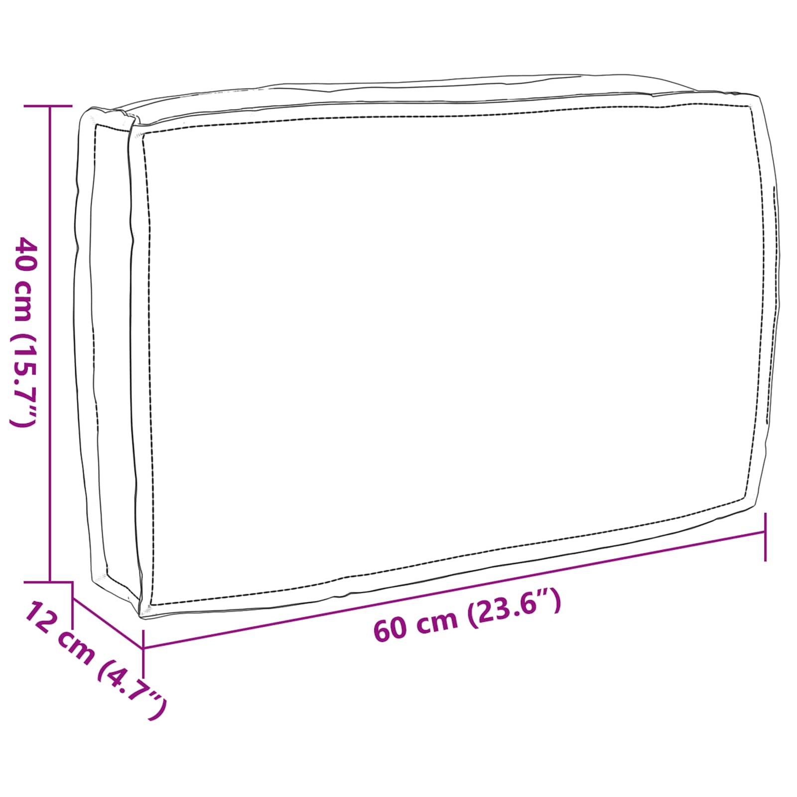 Kussen Blad Bladpatroon 60 x 40 x 12 cm Oxford Stof is nu te koop bij PeponiXL, paradijselijk wonen!