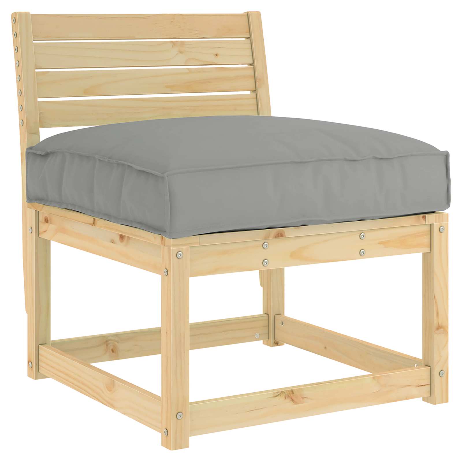 Kussen Grijs 70 x 70 x 12 cm Oxford Stof is nu te koop bij PeponiXL, paradijselijk wonen!