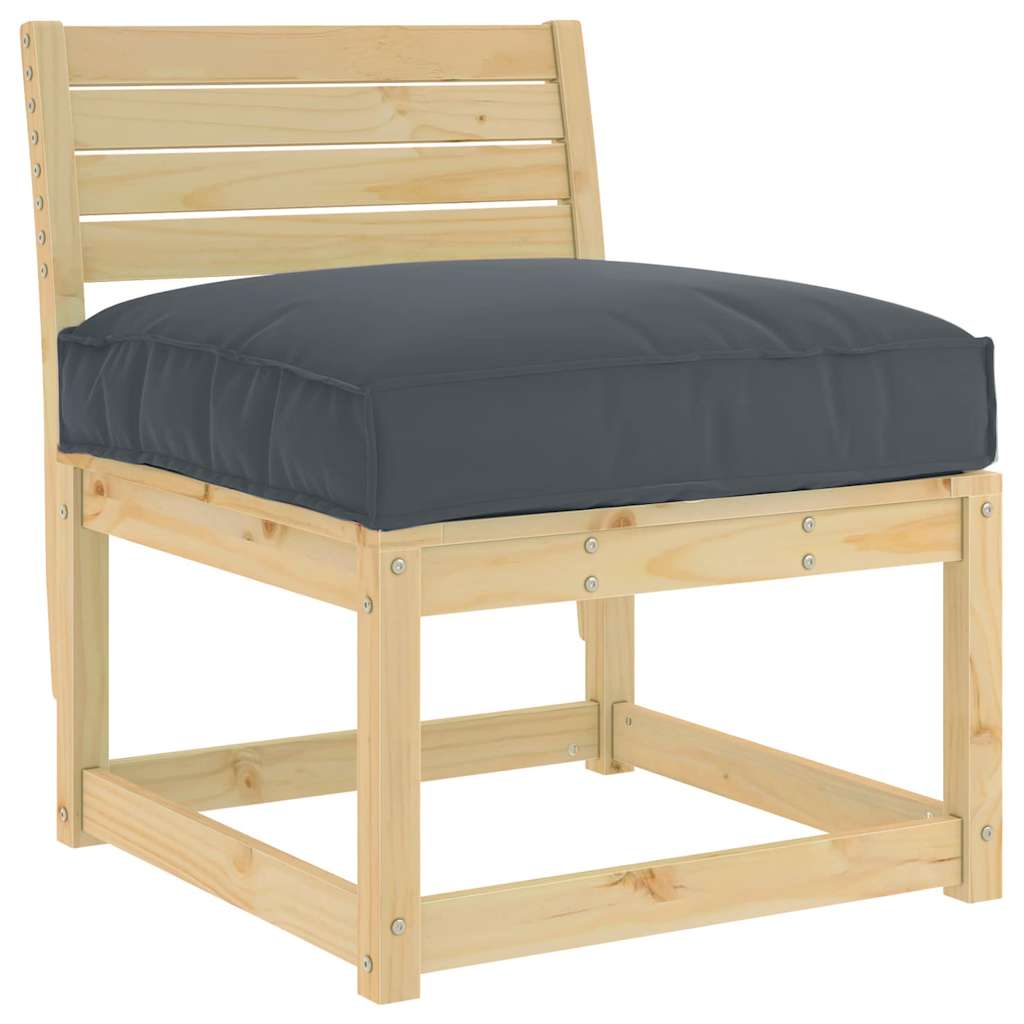 Kussen Antraciet 80 x 80 x 12 cm Oxford Stof is nu te koop bij PeponiXL, paradijselijk wonen!