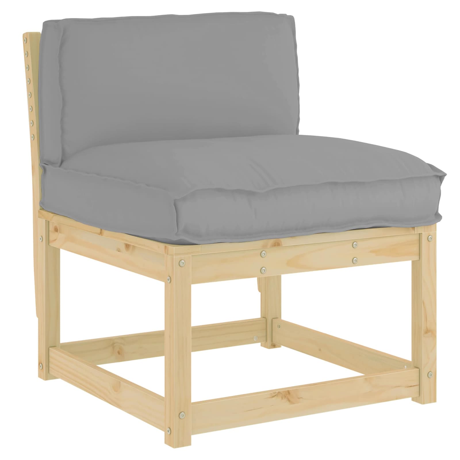 Kussen Grijs 70 x 40 x 12 cm Oxford Stof is nu te koop bij PeponiXL, paradijselijk wonen!