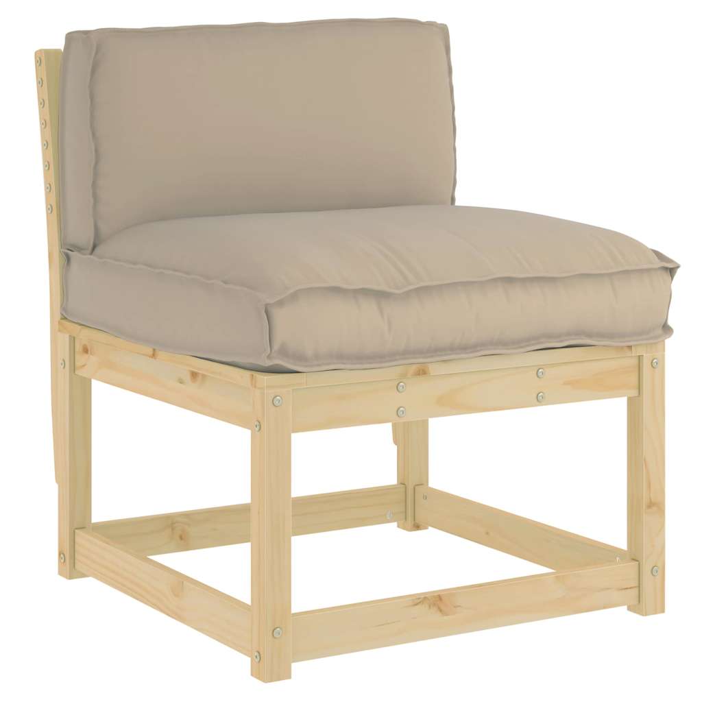 Kussen Taupe 70 x 40 x 12 cm Oxford Stof is nu te koop bij PeponiXL, paradijselijk wonen!
