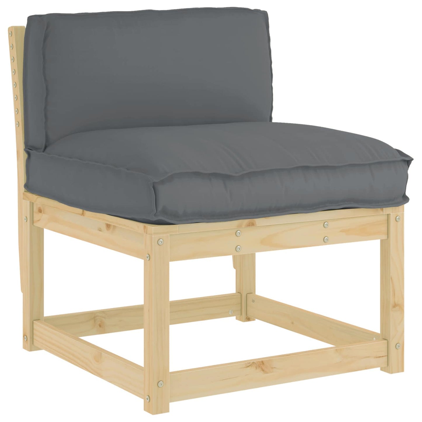 Kussen Antraciet 80 x 40 x 12 cm Oxford Stof is nu te koop bij PeponiXL, paradijselijk wonen!