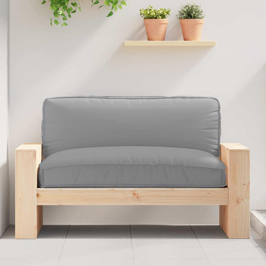 Kussen Grijs 120 x 80 x 12 cm Oxford Stof is nu te koop bij PeponiXL, paradijselijk wonen!