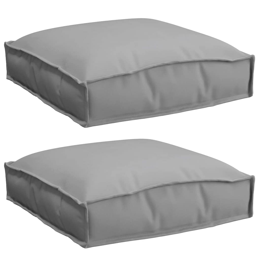Kussen 2 pcs Grijs 40 x 40 x 8 cm Oxford Stof is nu te koop bij PeponiXL, paradijselijk wonen!