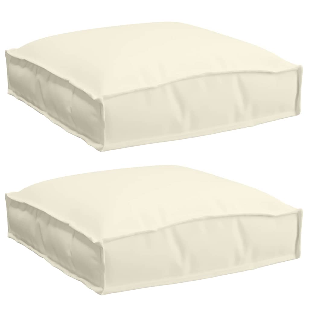 Kussen 2 pcs Crème 40 x 40 x 8 cm Oxford Stof is nu te koop bij PeponiXL, paradijselijk wonen!