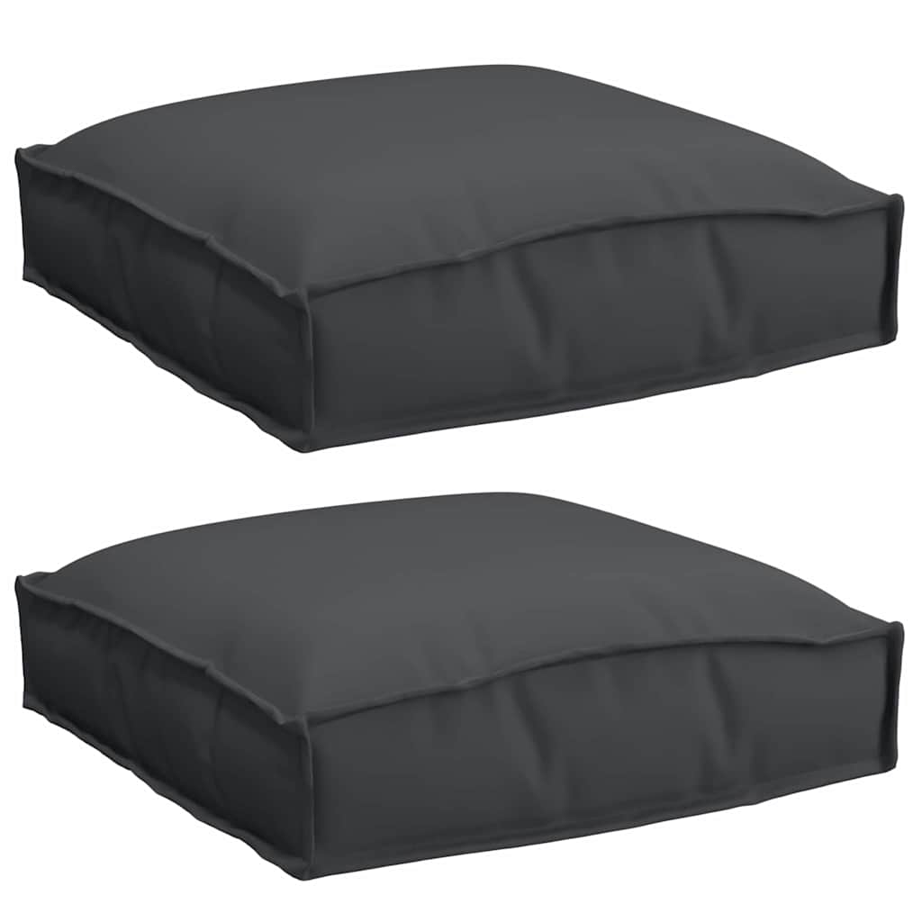 Kussen 2 pcs Zwart 40 x 40 x 8 cm Oxford Stof is nu te koop bij PeponiXL, paradijselijk wonen!