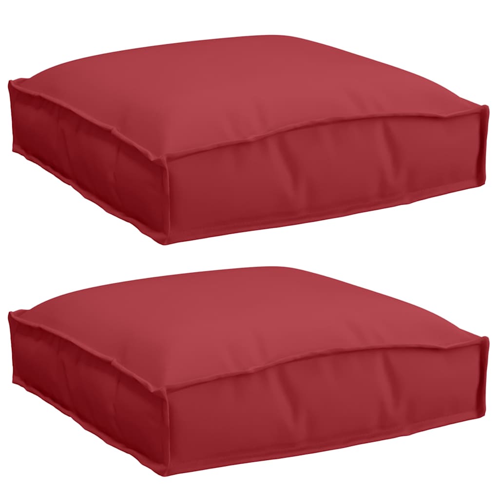 Kussen 2 pcs Wijnrood 40 x 40 x 8 cm Oxford Stof is nu te koop bij PeponiXL, paradijselijk wonen!