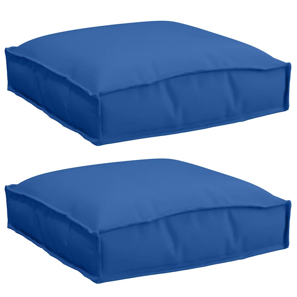 Kussen 2 pcs Koninklijk Blauw 40 x 40 x 8 cm Oxford Stof