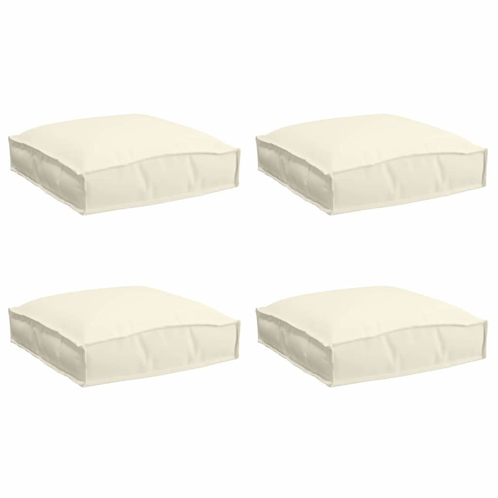 Kussen 4 pcs Crème 40 x 40 x 8 cm Oxford Stof is nu te koop bij PeponiXL, paradijselijk wonen!