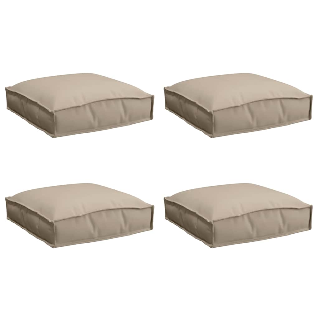 Kussen 4 pcs Taupe 40 x 40 x 8 cm Oxford Stof is nu te koop bij PeponiXL, paradijselijk wonen!