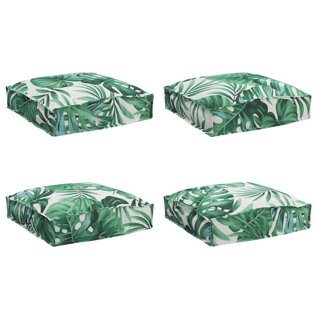Kussen Blad 4 pcs Bladpatroon 40 x 40 x 8 cm Oxford Stof is nu te koop bij PeponiXL, paradijselijk wonen!