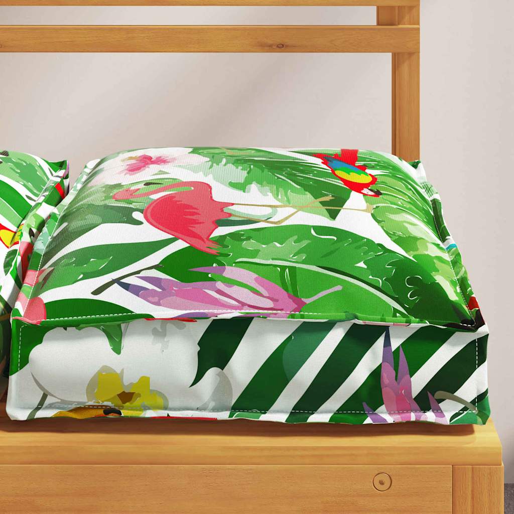 Kussen Bloemen 4 pcs Multikleur 40 x 40 x 8 cm Oxford Stof