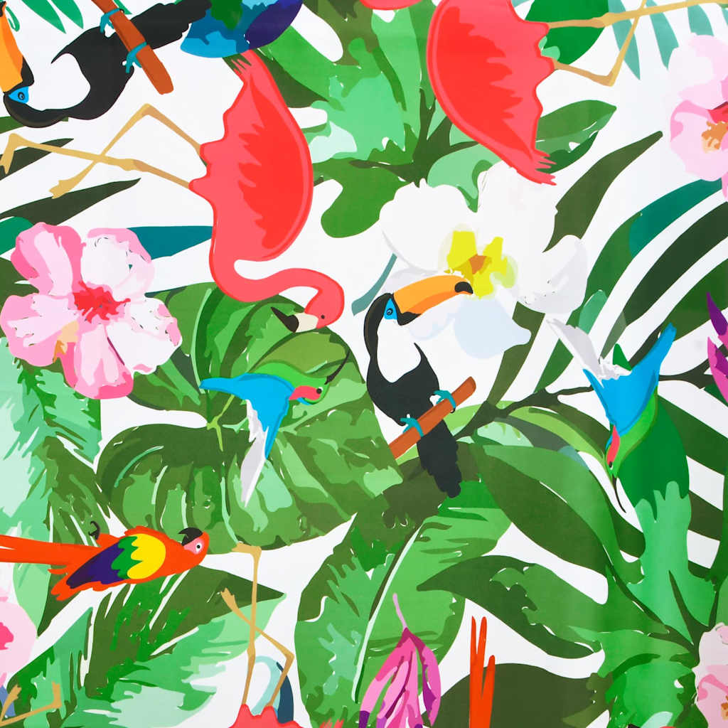 Kussen Bloemen 4 pcs Multikleur 40 x 40 x 8 cm Oxford Stof