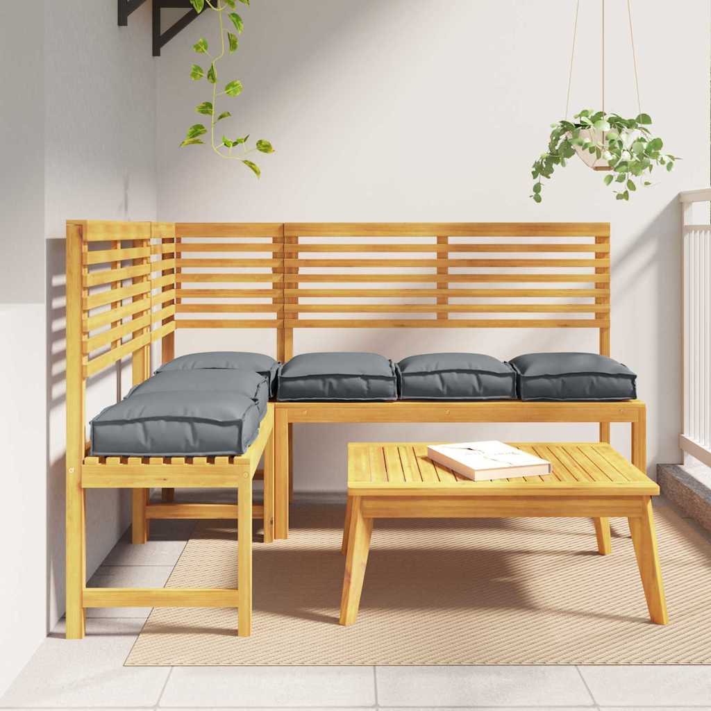 Kussen 6 pcs Antraciet 40 x 40 x 8 cm Oxford Stof is nu te koop bij PeponiXL, paradijselijk wonen!