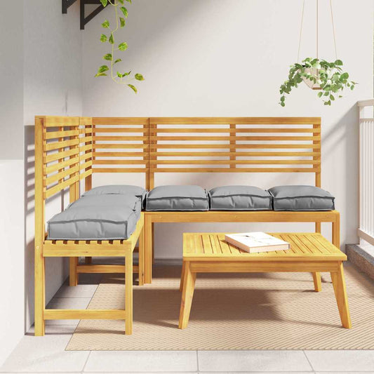 Kussen 6 pcs Grijs 40 x 40 x 8 cm Oxford Stof is nu te koop bij PeponiXL, paradijselijk wonen!
