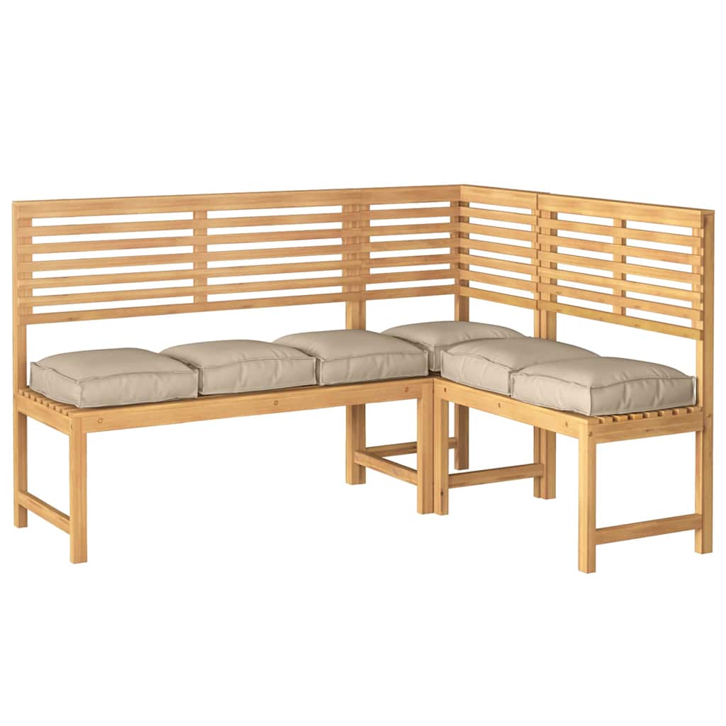 Kussen 6 pcs Taupe 40 x 40 x 8 cm Oxford Stof is nu te koop bij PeponiXL, paradijselijk wonen!