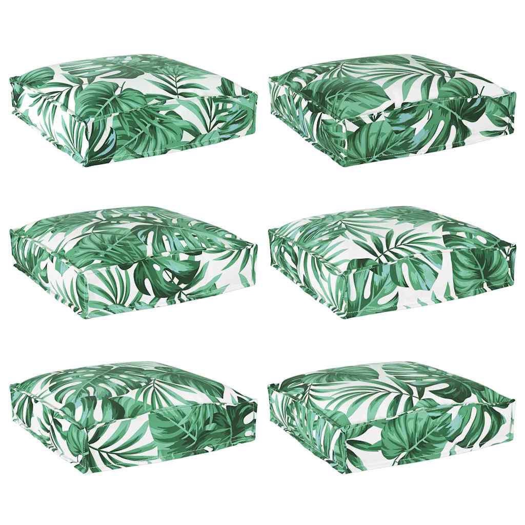 Kussen Blad 6 pcs Bladpatroon 40 x 40 x 8 cm Oxford Stof is nu te koop bij PeponiXL, paradijselijk wonen!