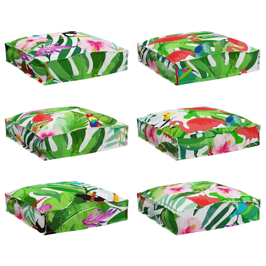 Kussen Bloemen 6 pcs Multikleur 40 x 40 x 8 cm Oxford Stof is nu te koop bij PeponiXL, paradijselijk wonen!