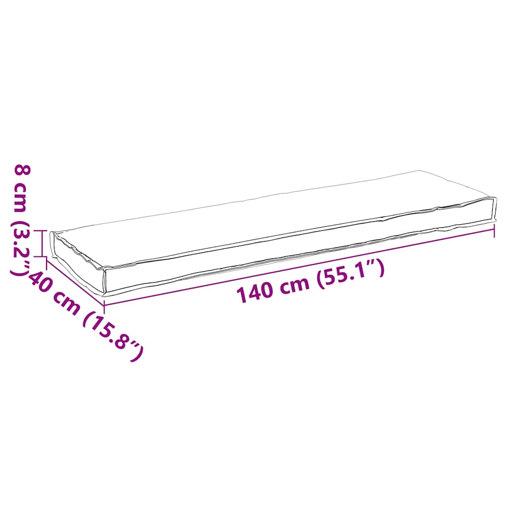 Kussen Blad Bladpatroon 140 x 40 x 8 cm Oxford Stof is nu te koop bij PeponiXL, paradijselijk wonen!
