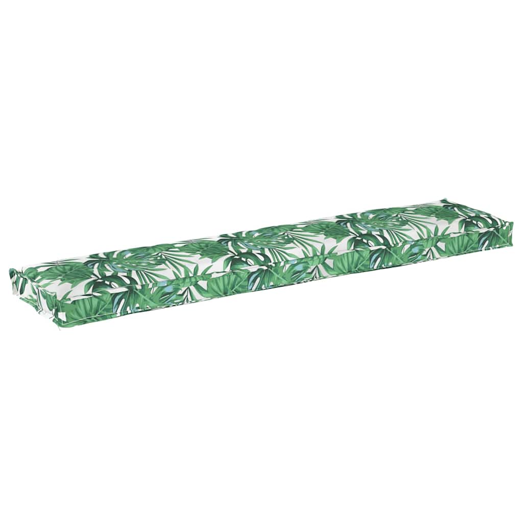 Palet Kussen Groen Bladpatroon 180 x 40 x 8 cm Oxford Stof is nu te koop bij PeponiXL, paradijselijk wonen!
