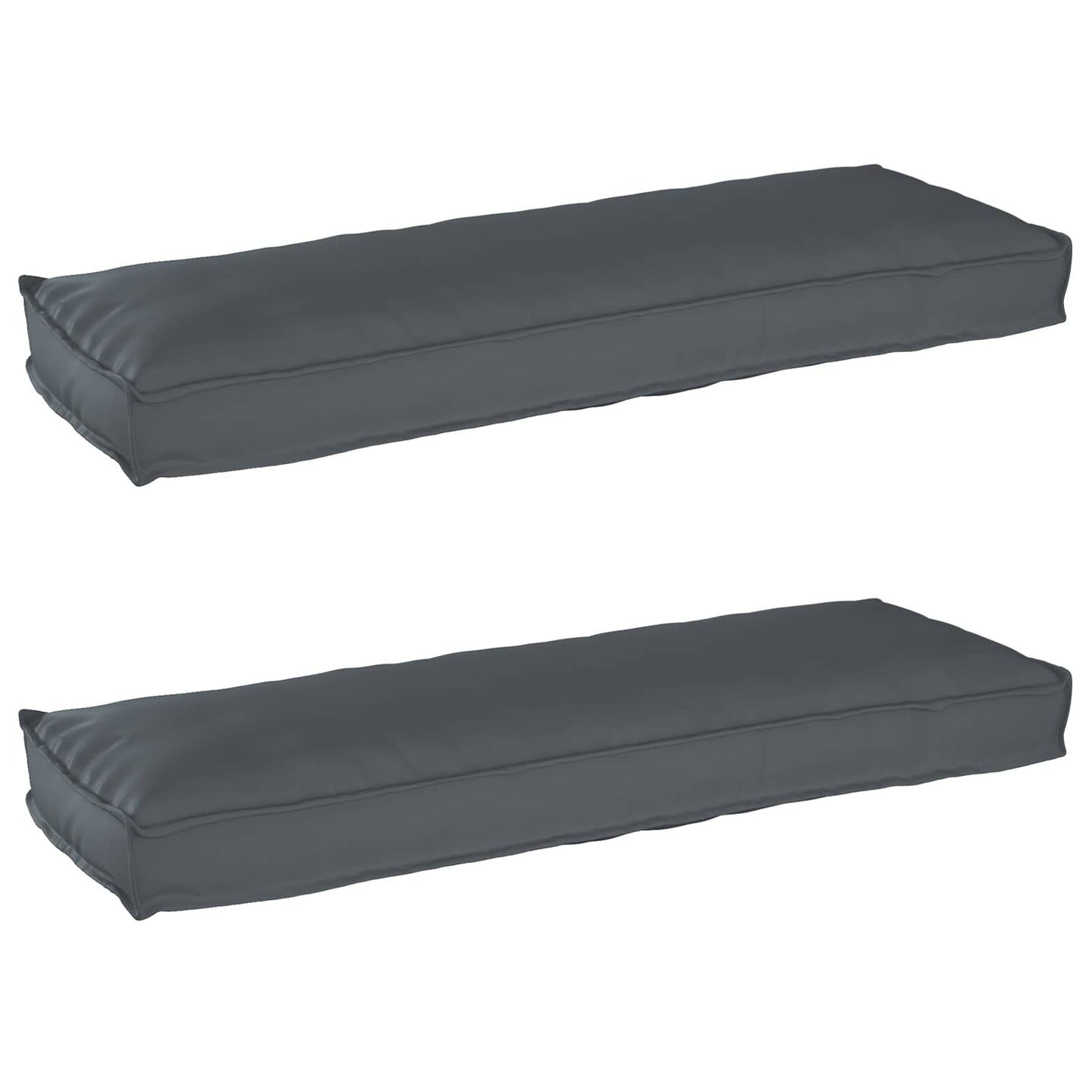 Pallet Kussen Set 2 pcs Antraciet 120 x 40 x 8 cm Oxford Stof is nu te koop bij PeponiXL, paradijselijk wonen!