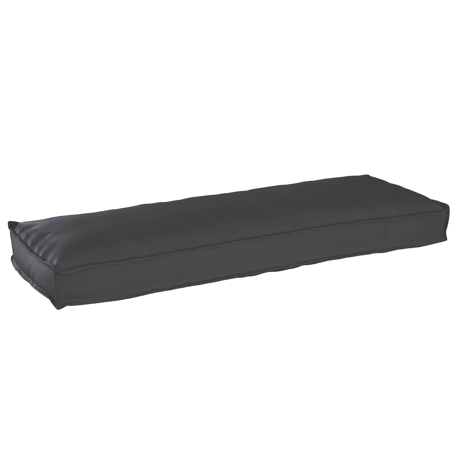 Pallet Kussen Set 2 pcs Zwart 120 x 40 x 8 cm Oxford Stof is nu te koop bij PeponiXL, paradijselijk wonen!