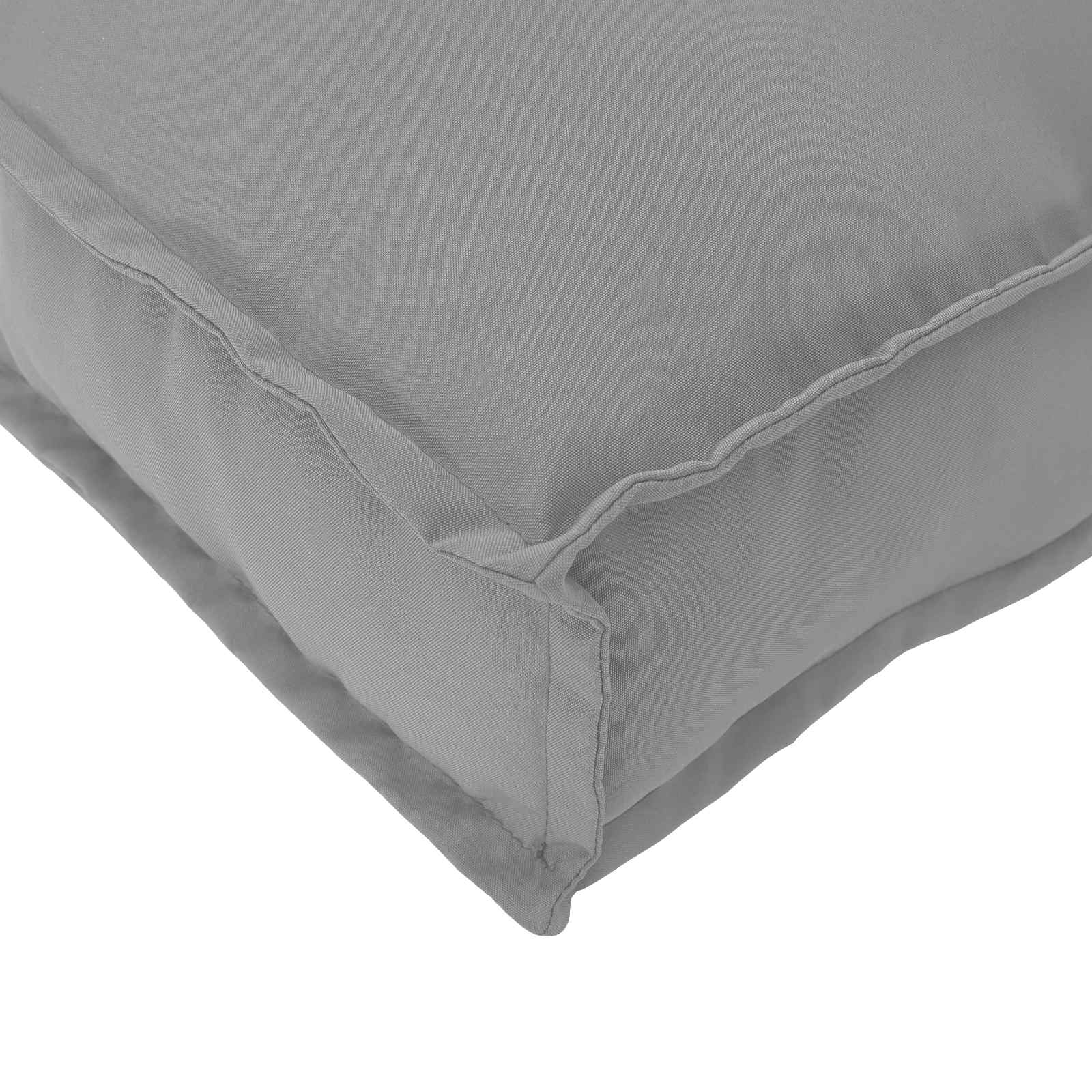 Pallet Kussen Set 2 pcs Grijs 150 x 40 x 8 cm Oxford Stof is nu te koop bij PeponiXL, paradijselijk wonen!